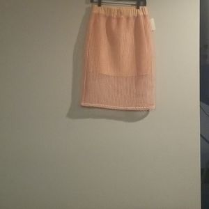 Pink skirt